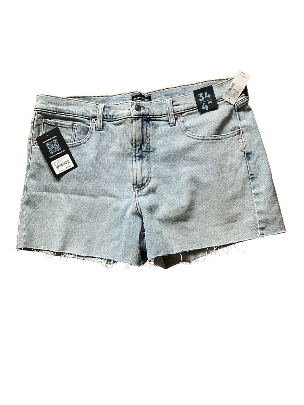 Silver Jeans Light Blue Denim Cutoff Shorts